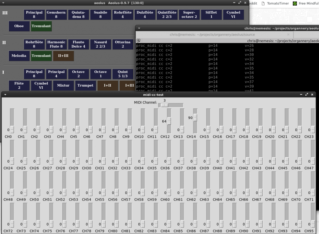 Midi CC Keyboard screenshot